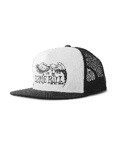 Ernie Ball Eagle Logo Hat Black With White